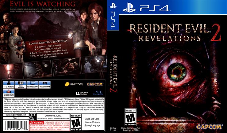  Covers PS4 - Resident Evil Revelations 2 PS4 - Cover.jpg