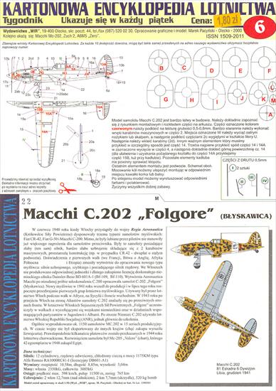KEL 006 - Macchi MC.202 Folgore włoski samolot myśliwski z II wojny światowej scale 1-50 - 01.jpg