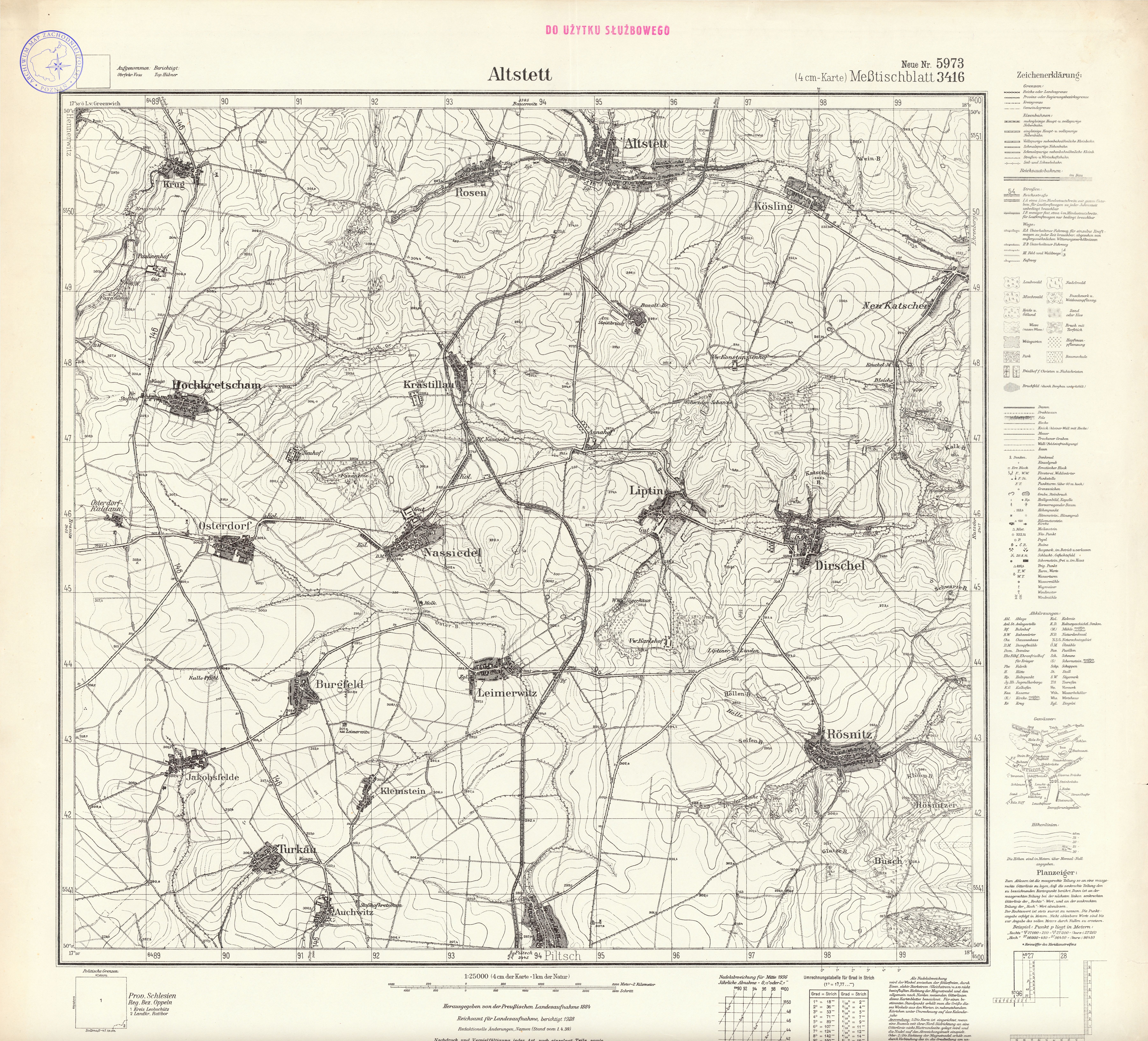 Oberschlesien - niemieckie mapy sztabowe Śląska - 5973_Altstett_1928.jpg