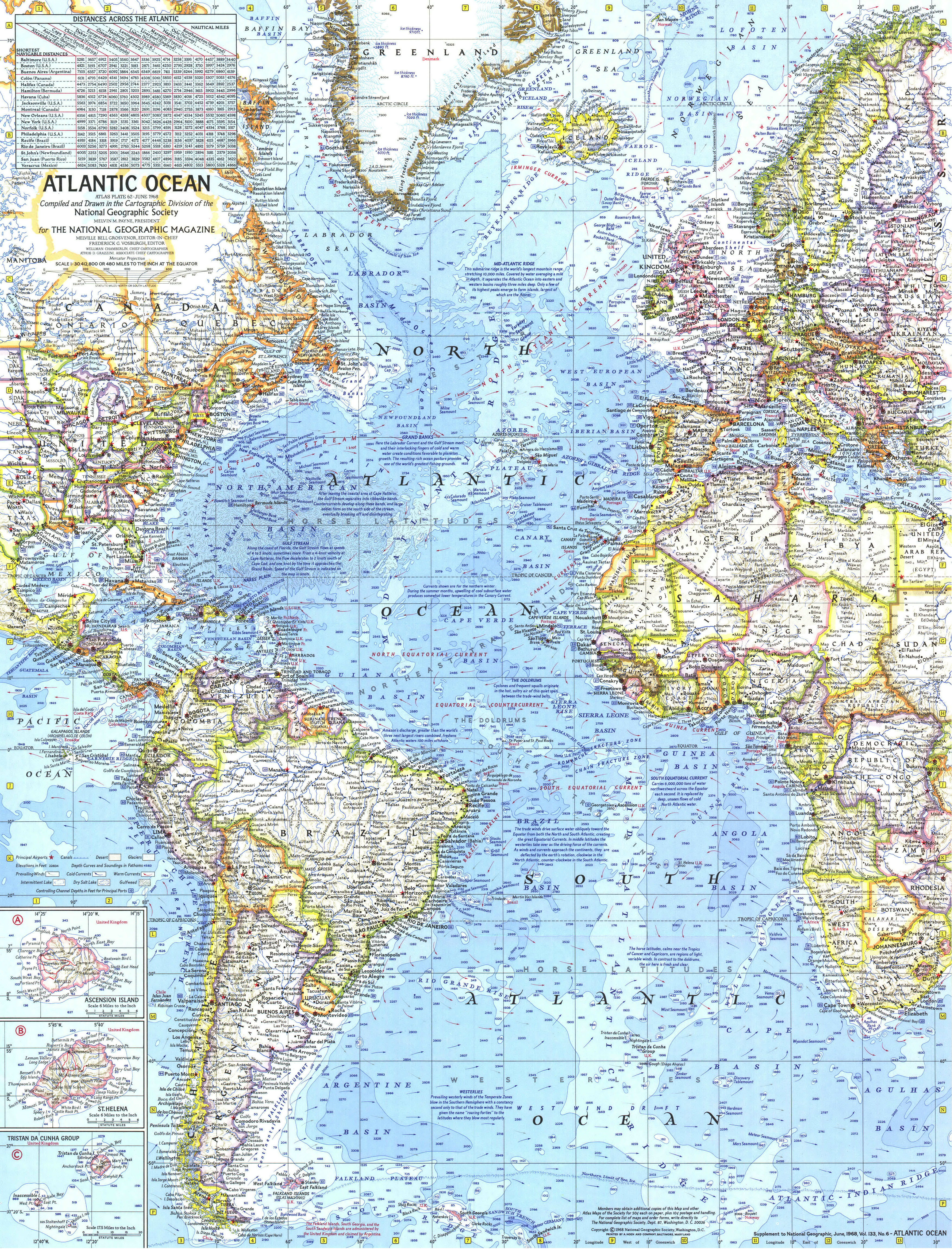 National Geografic - Mapy - Atlantic Ocean 1968.jpg